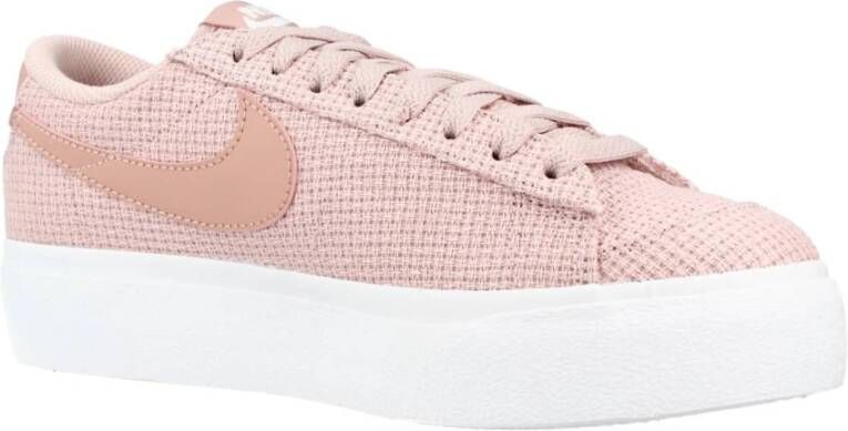 Nike Blazer Low Platform Sneakers Pink Dames