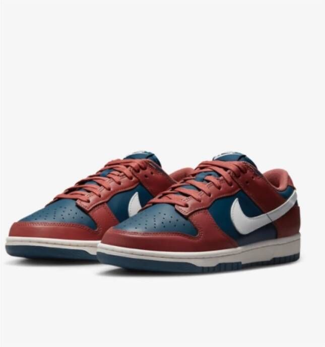 Nike Luxe Stoffen Sneakers Rood Dames