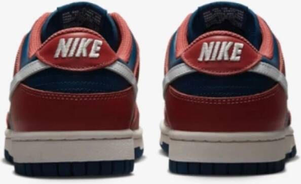 Nike Luxe Stoffen Sneakers Rood Dames