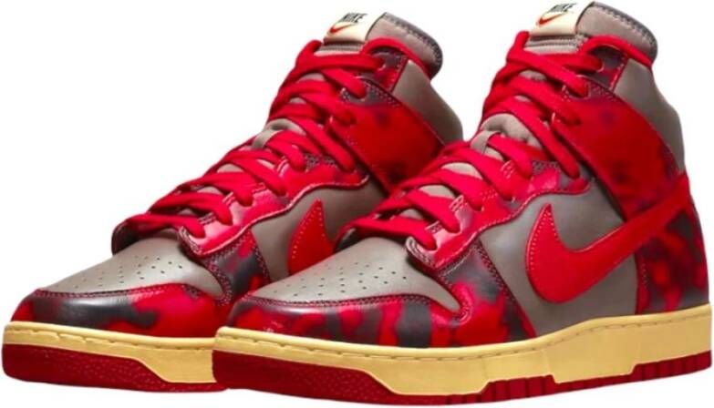 Nike Klassieke Dunk High Sneakers Rood Dames