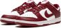 Nike Vintage-geïnspireerde Dunk Low Bordeaux Sneakers voor vrouwen Rood Dames - Thumbnail 4