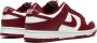Nike Vintage-geïnspireerde Dunk Low Bordeaux Sneakers voor vrouwen Rood Dames - Thumbnail 9
