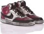 Nike Handgemaakte Zwarte Rode Sneakers voor Heren Rood Heren - Thumbnail 2