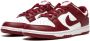 Nike Vintage-geïnspireerde Dunk Low Bordeaux Sneakers voor vrouwen Rood Dames - Thumbnail 4