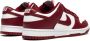 Nike Vintage-geïnspireerde Dunk Low Bordeaux Sneakers voor vrouwen Rood Dames - Thumbnail 5