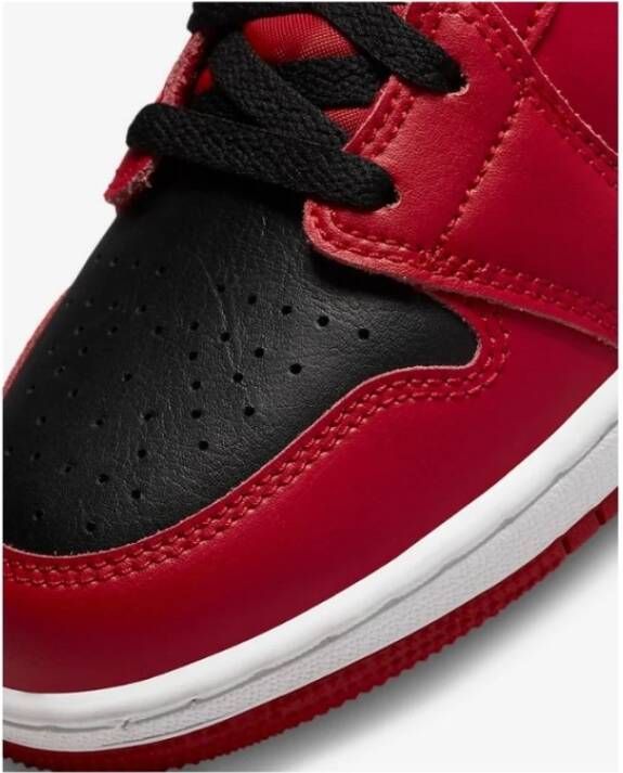 Nike Air Jordan 1 Mid Sneakers Rood Unisex