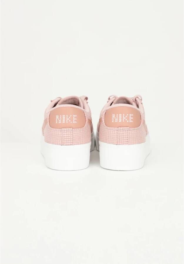 Nike Roze Low Platform Blazer Sneakers Roze Dames