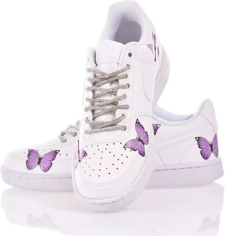 Nike Handgemaakte Witte Sneakers voor Vrouwen Wit Dames