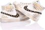 Nike Handgemaakte witgouden sneakers voor vrouwen White Dames - Thumbnail 5