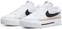Nike Legacy Lift Lage Sneaker Wit Zwart Oranje White Dames - Thumbnail 11
