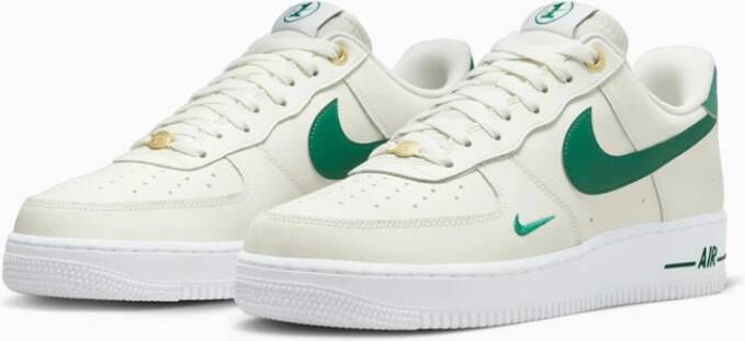 Nike Malachite Bianco Verde Sneakers voor Heren Wit Heren