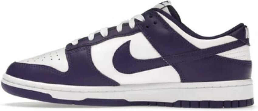 Nike Court Purple Dunk Low Wit Heren