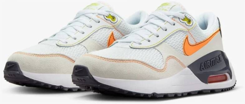 Nike Junior Air Max Systeem Wit Heren