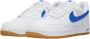 Nike Air Force 1 Low Retro Color of the Month Sneakers Sportschoenen Vrijetijds schoenen Leer Wit-Blauw DJ3911 - Thumbnail 3