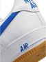 Nike Air Force 1 Low Retro Color of the Month Heren Sneakers Sportschoenen Vrijetijds schoenen Leer Wit Blauw DJ3911 - Thumbnail 5