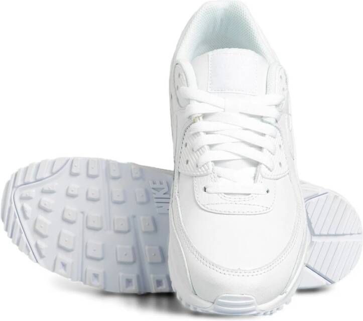 Nike Leren Sneakers Wit Heren