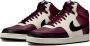 Nike Court Vision Mid Next Nature Sneakers Paars Zwart Wit - Thumbnail 12