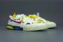 Nike Blazer Low Off-White Black Electro Green Zwart Unisex - Thumbnail 10