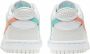 Nike Witte Bone Peach Aqua Sneakers Grijs Dames - Thumbnail 6