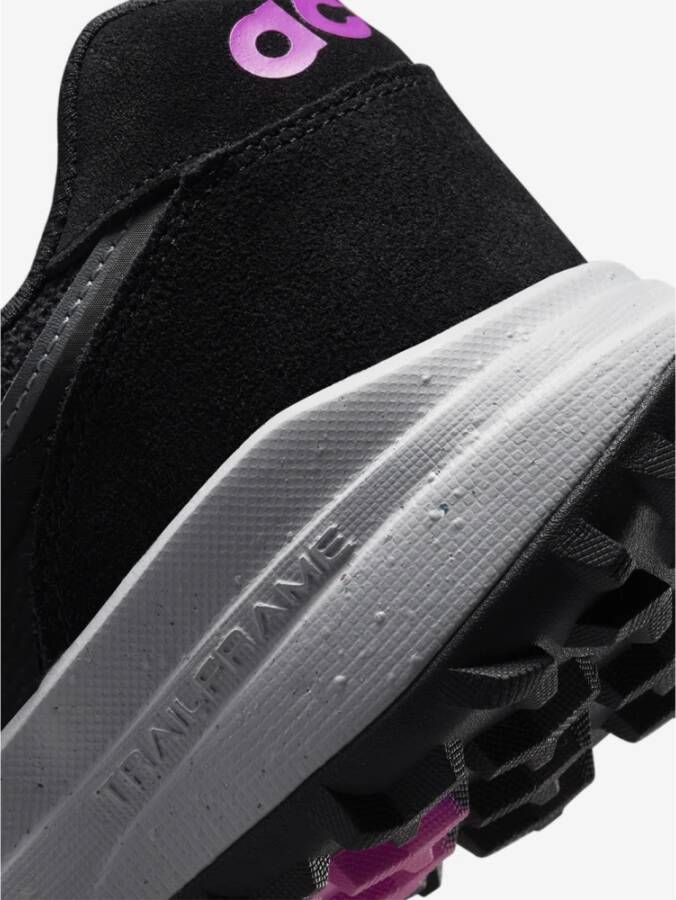 Nike Mesh Suede Sneakers Zwart Heren