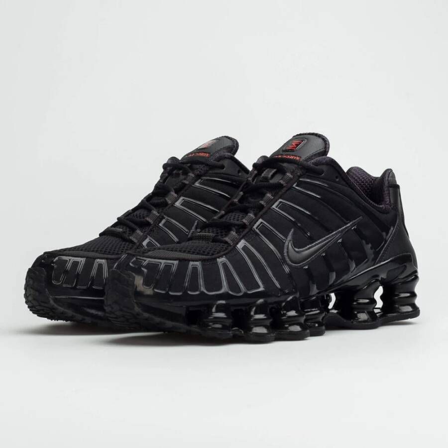 Nike Nylon Sneakers voor Heren Stijlvol en Comfortabel Zwart Heren