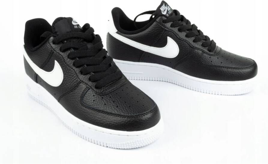 Nike Hoogwaardige leren Skin Sneakers Zwart Heren