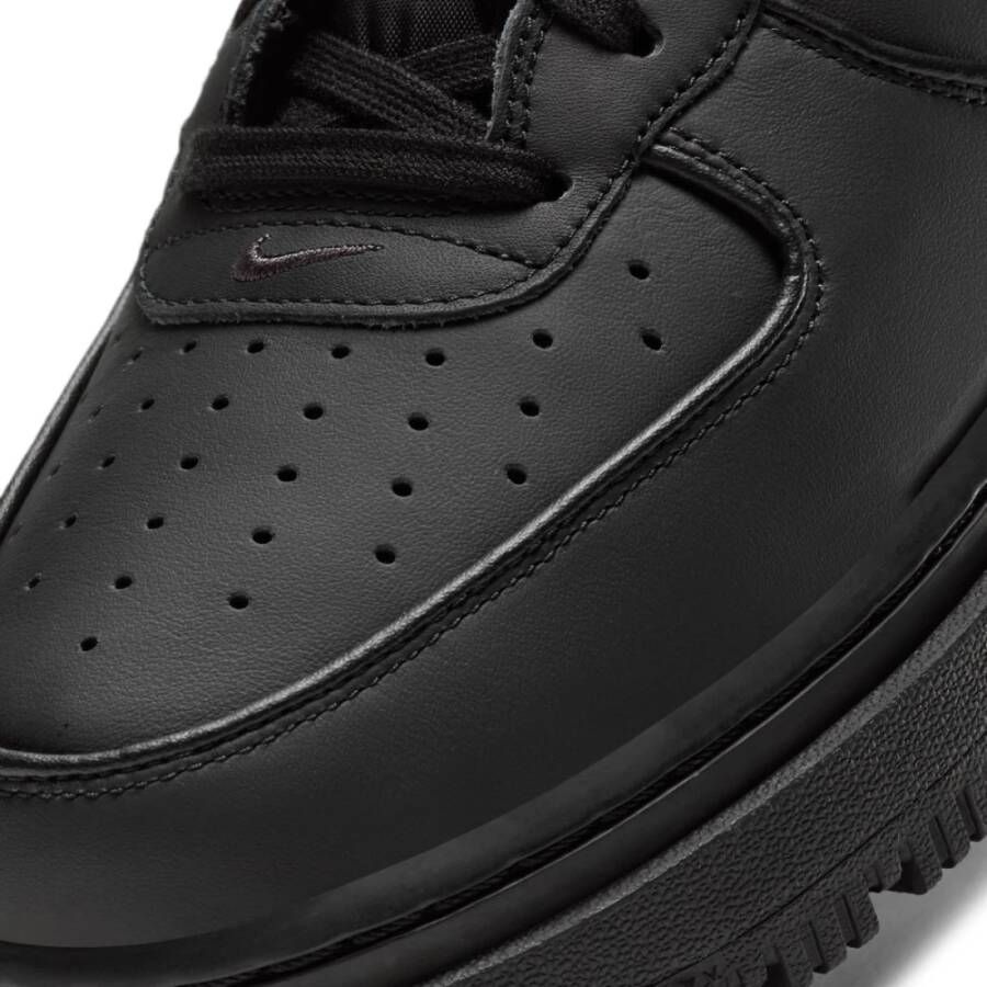 Nike Leren Heren Sneakers Zwart Heren