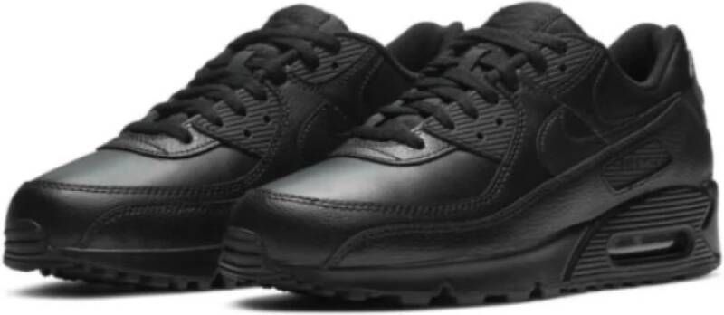 Nike Klassieke Leren Sneakers Zwart Heren