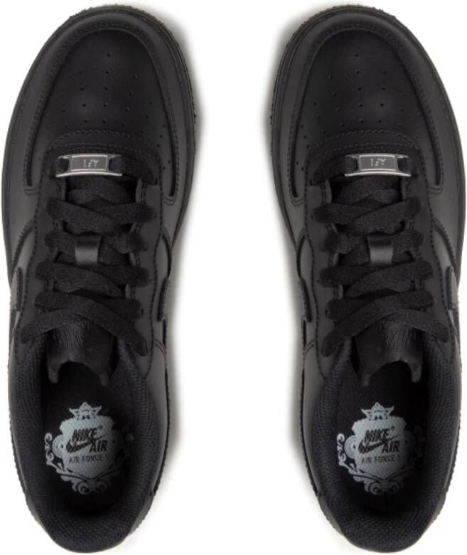 Nike Leren herensneakers Zwart Heren