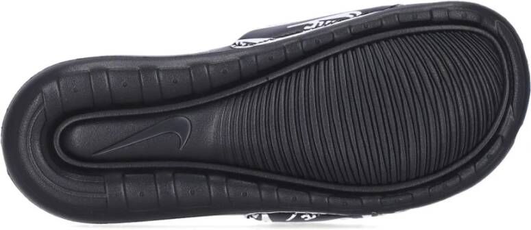 Nike Sneldrogende Slipper met Bedrukt Logo Black Heren