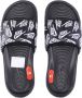 Nike Sneldrogende Slipper met Bedrukt Logo Black Heren - Thumbnail 9