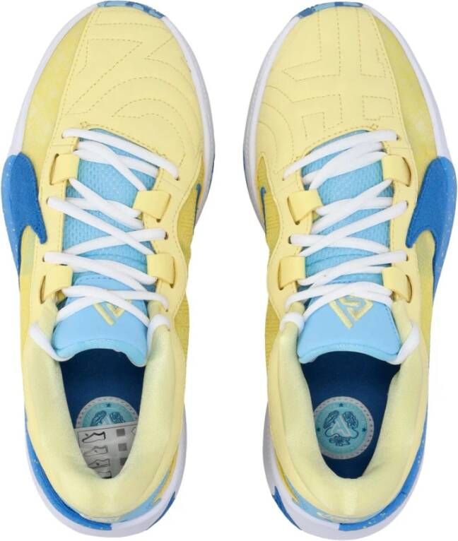 Nike Streetwear Zoom Freak 5 Basketbalschoenen Yellow Heren