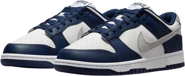 Nike Dunk Low Midnight Navy Summit White White Light Smoke Grey- Midnight Navy Summit White White Light Smoke Grey - Foto 6