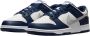Nike Dunk Low Midnight Navy Summit White White Light Smoke Grey- Midnight Navy Summit White White Light Smoke Grey - Thumbnail 6