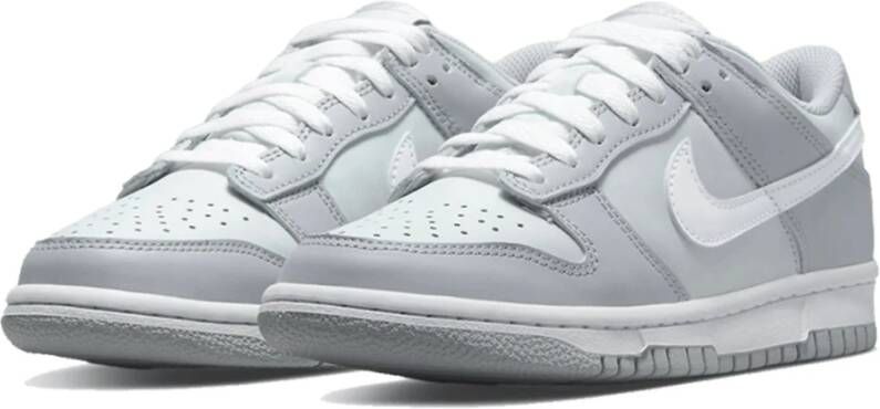 Nike Tweekleurige grijze Dunk Sneakers Gray Heren