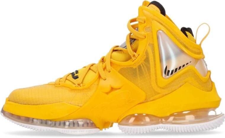 Nike Universiteit Basketbalschoen Goud Zwart Yellow Heren