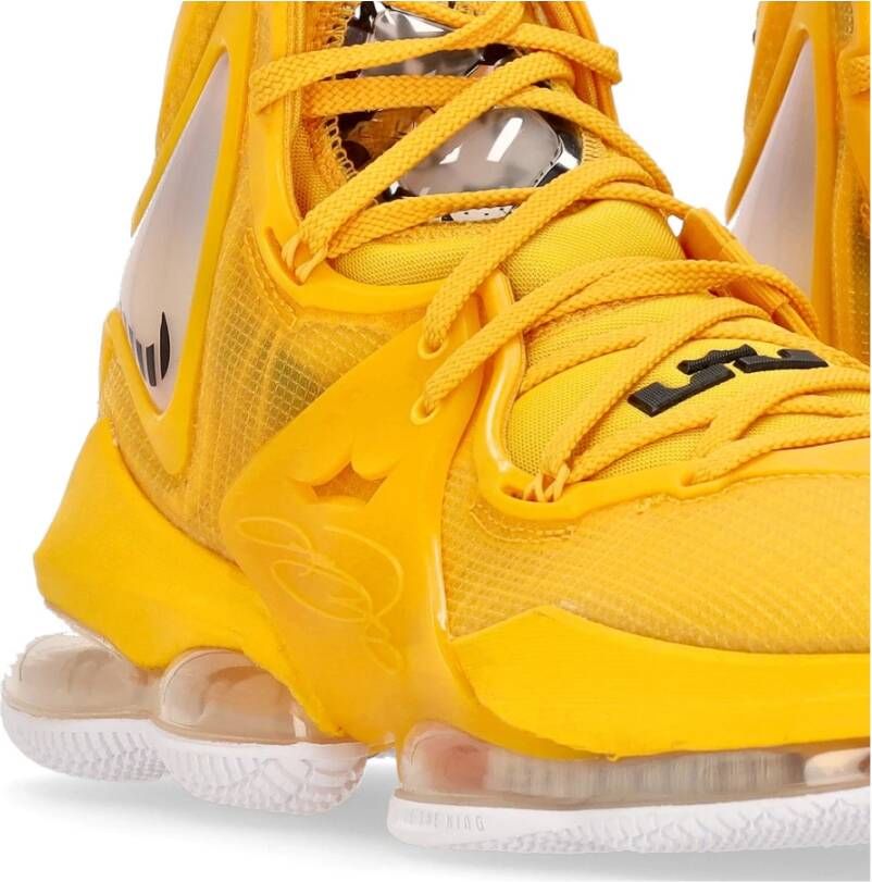 Nike Universiteit Basketbalschoen Goud Zwart Yellow Heren