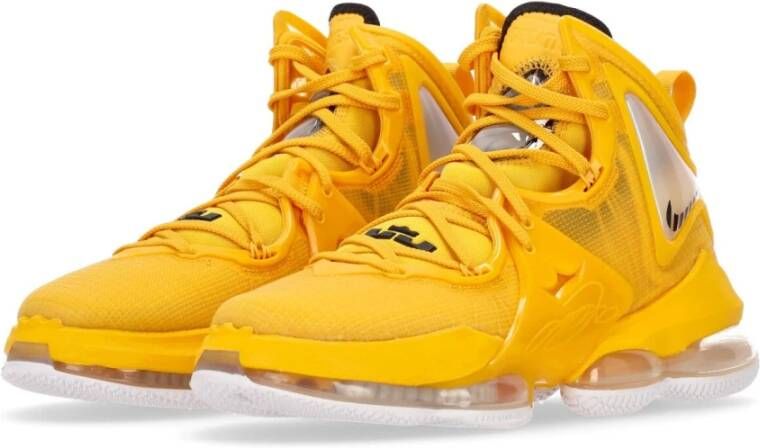 Nike Universiteit Basketbalschoen Goud Zwart Yellow Heren