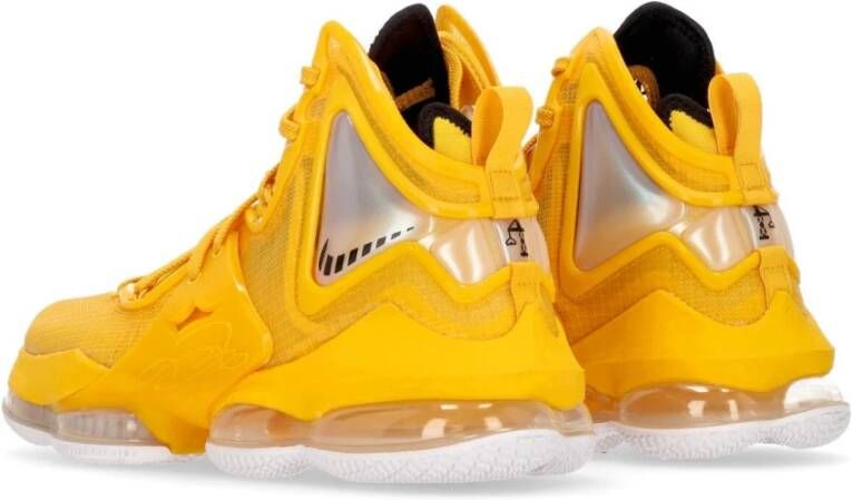 Nike Universiteit Basketbalschoen Goud Zwart Yellow Heren
