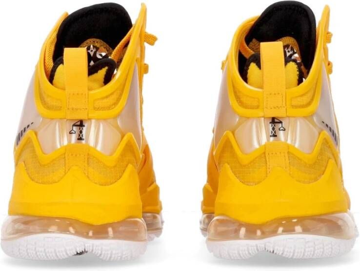 Nike Universiteit Basketbalschoen Goud Zwart Yellow Heren