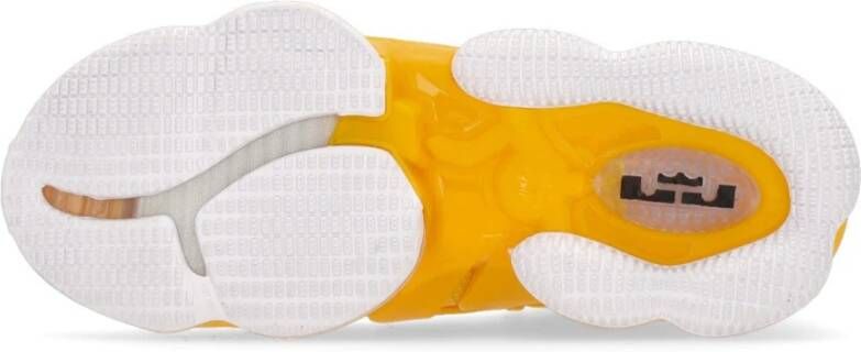 Nike Universiteit Basketbalschoen Goud Zwart Yellow Heren