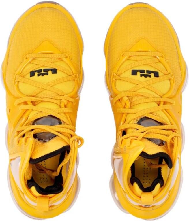 Nike Universiteit Basketbalschoen Goud Zwart Yellow Heren