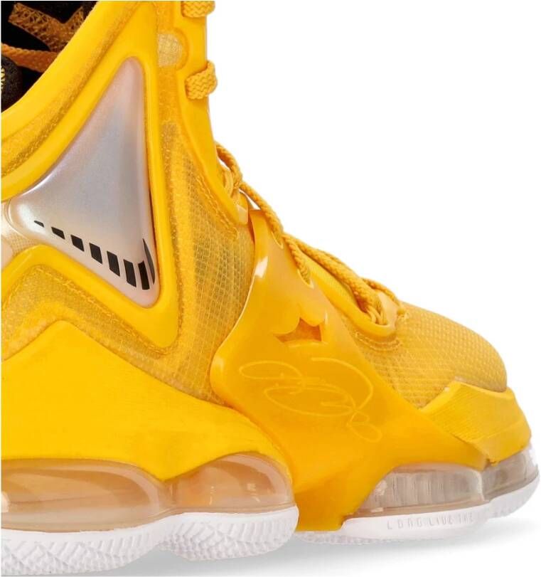 Nike Universiteit Basketbalschoen Goud Zwart Yellow Heren