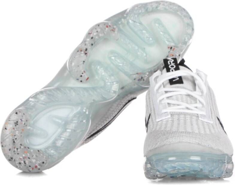Nike Vapormax 2021 Lage Sneaker Wit Zwart Zilver White Dames