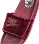 Nike Fluwelen Band Slippers Donkerroze Pink Dames - Thumbnail 24