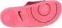 Nike Fluwelen Band Slippers Donkerroze Pink Dames - Thumbnail 15