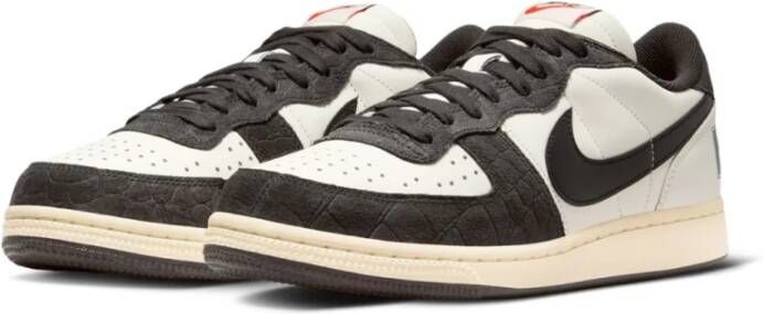 Nike Velvet Croc Lage Sneakers Bruin Zwart Brown Heren