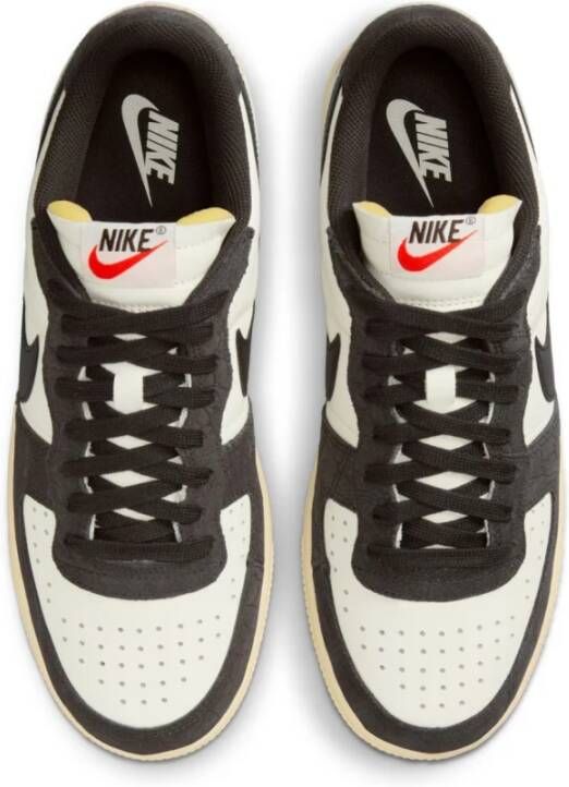 Nike Velvet Croc Lage Sneakers Bruin Zwart Brown Heren