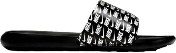 Nike Victori One Slide Print Slippers Black Dames