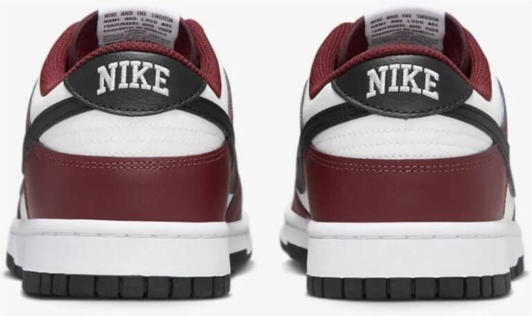 Nike Vintage Dunk Low Sneakers Wit-Rood Brown Heren